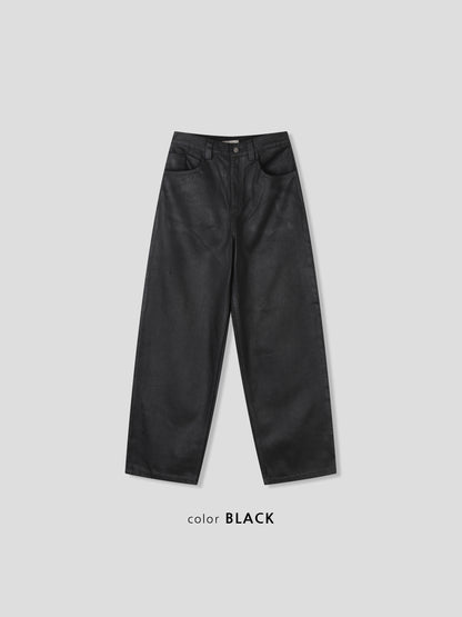 Midnight Waxed Denim Pants