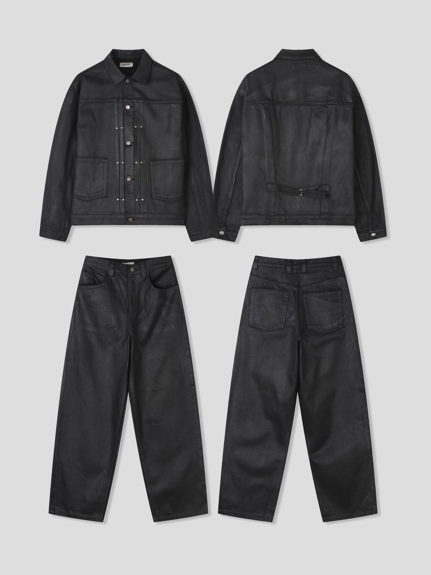 Midnight Waxed Denim Pants