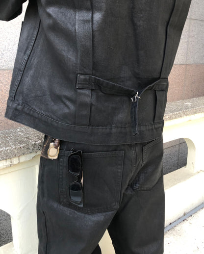 Midnight Waxed Denim Pants
