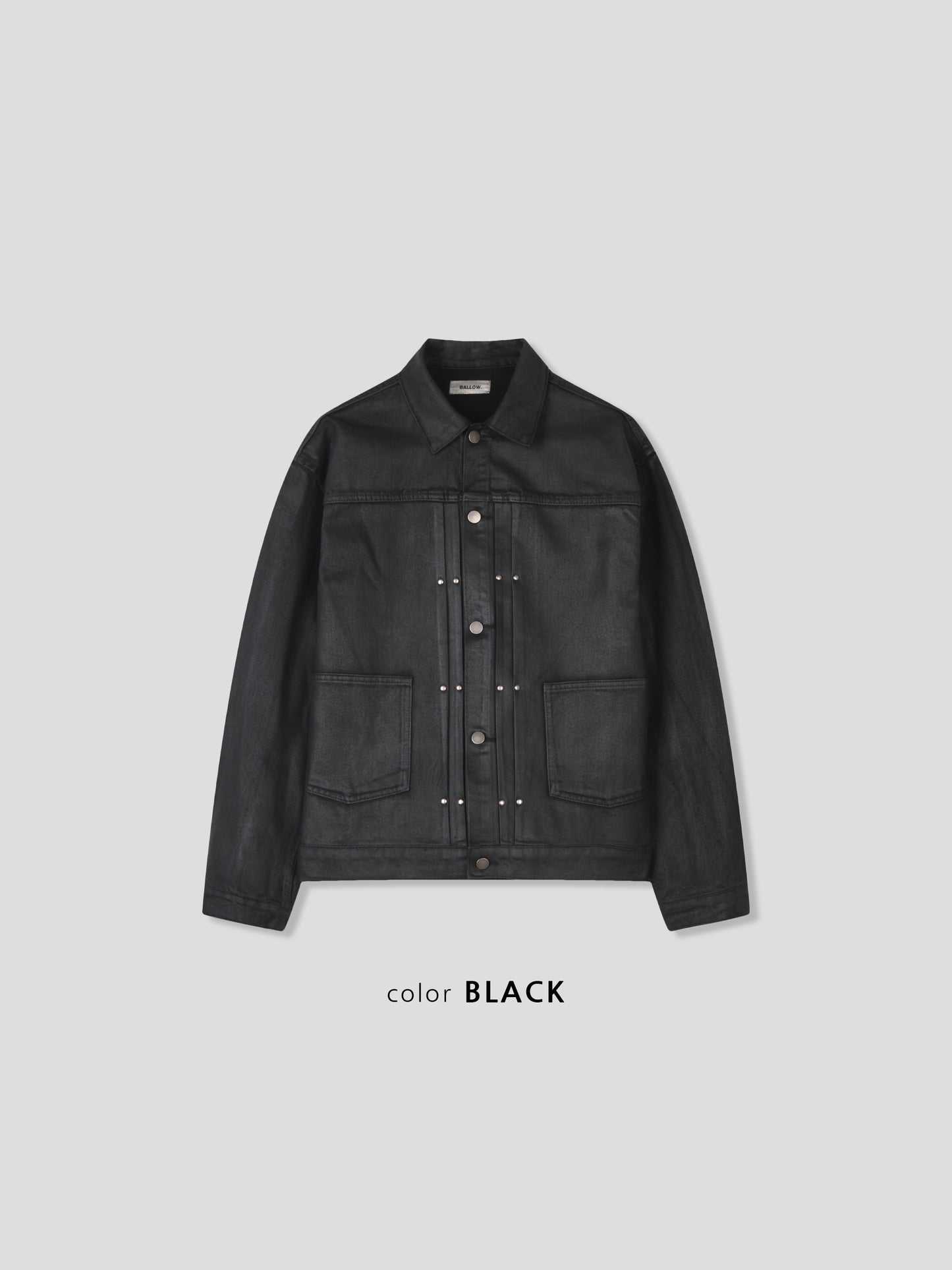 Midnight Rivet Waxed Jacket