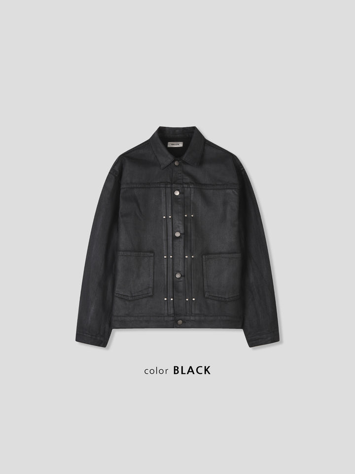 Midnight Rivet Waxed Jacket
