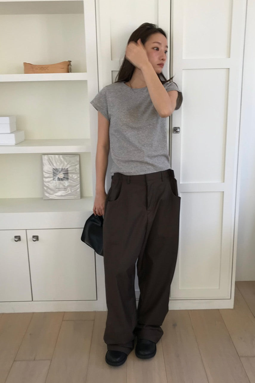 Soft Drape Pintuck Slacks