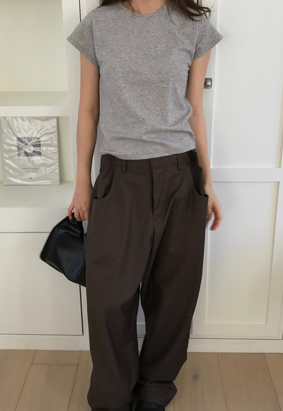 Soft Drape Pintuck Slacks