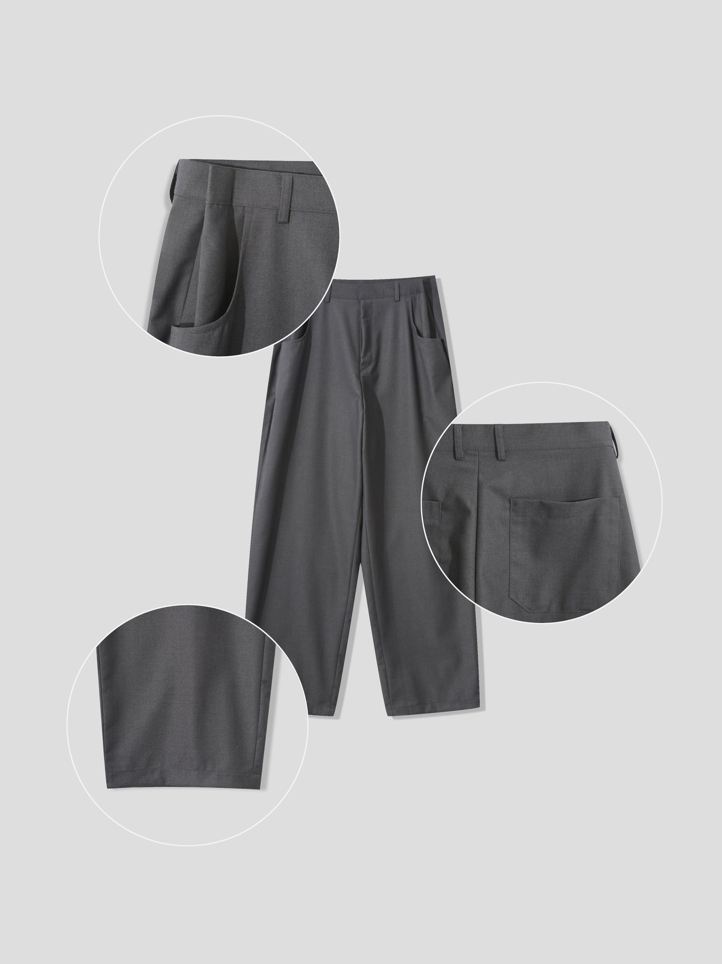 Soft Drape Pintuck Slacks