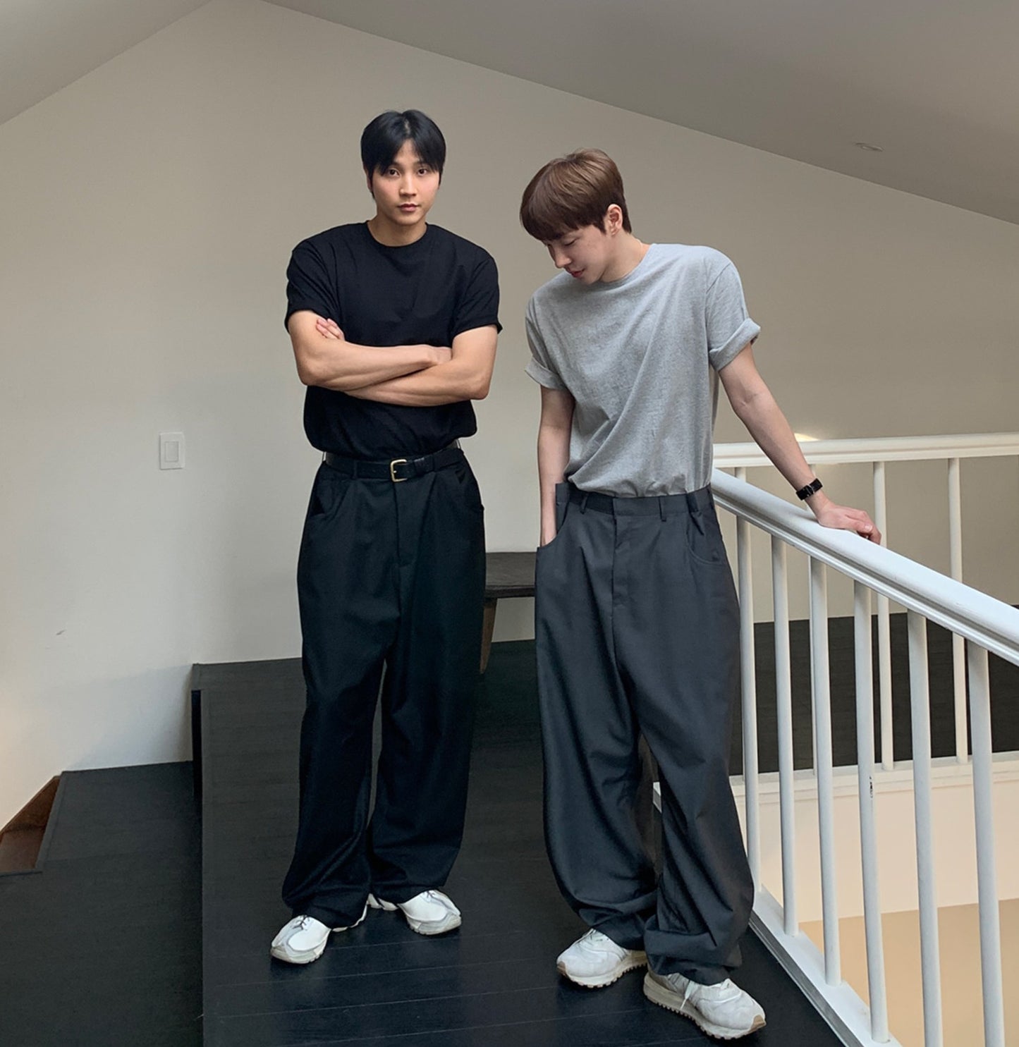 Soft Drape Pintuck Slacks