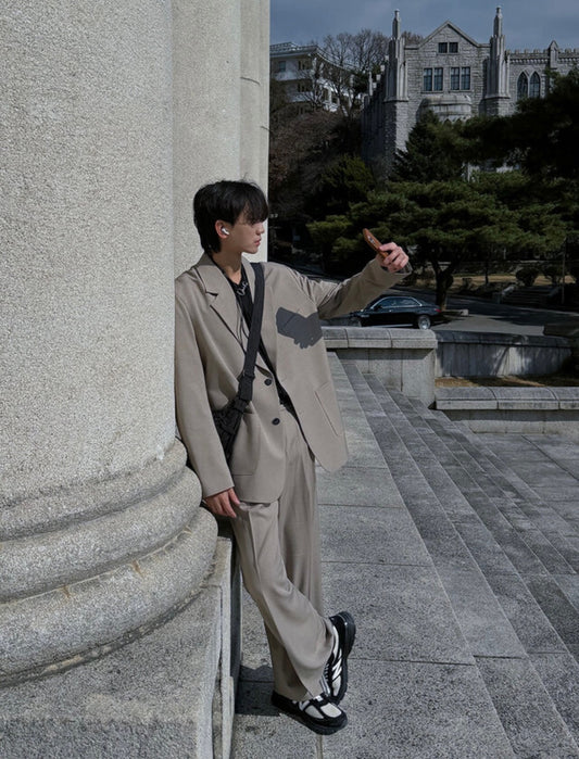 Minimal Drape Suit Setup