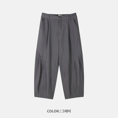 Tencel Curve Wide Trousers