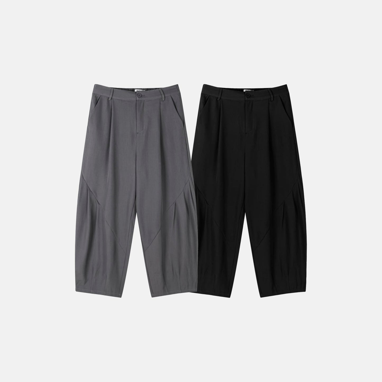 Tencel Curve Wide Trousers