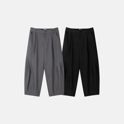 Tencel Curve Wide Trousers
