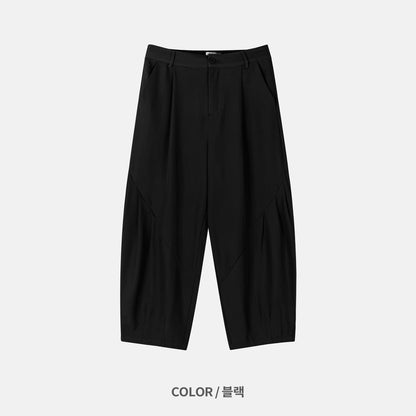 Tencel Curve Wide Trousers