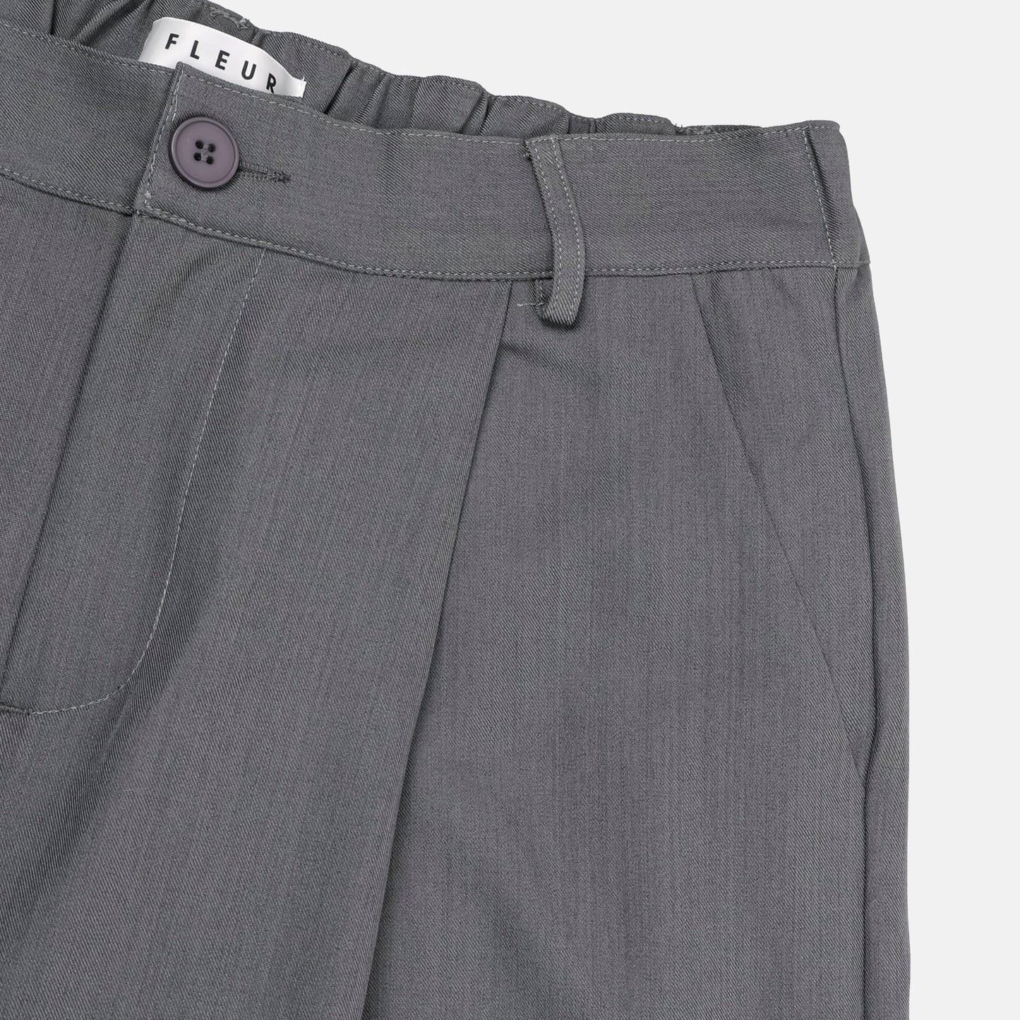 Tencel Curve Wide Trousers