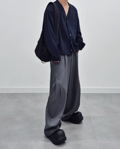 Tencel Curve Wide Trousers