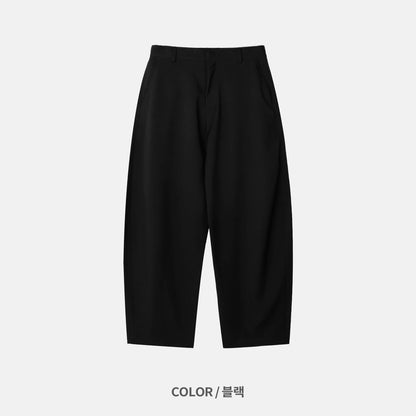 Minimal Drape Wide Slacks
