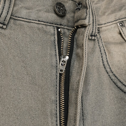 Double Belt Wide Denim