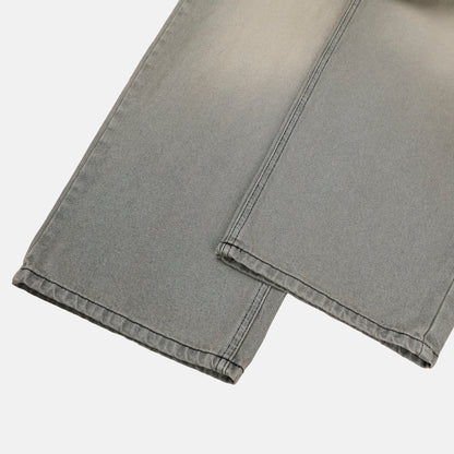 Double Belt Wide Denim