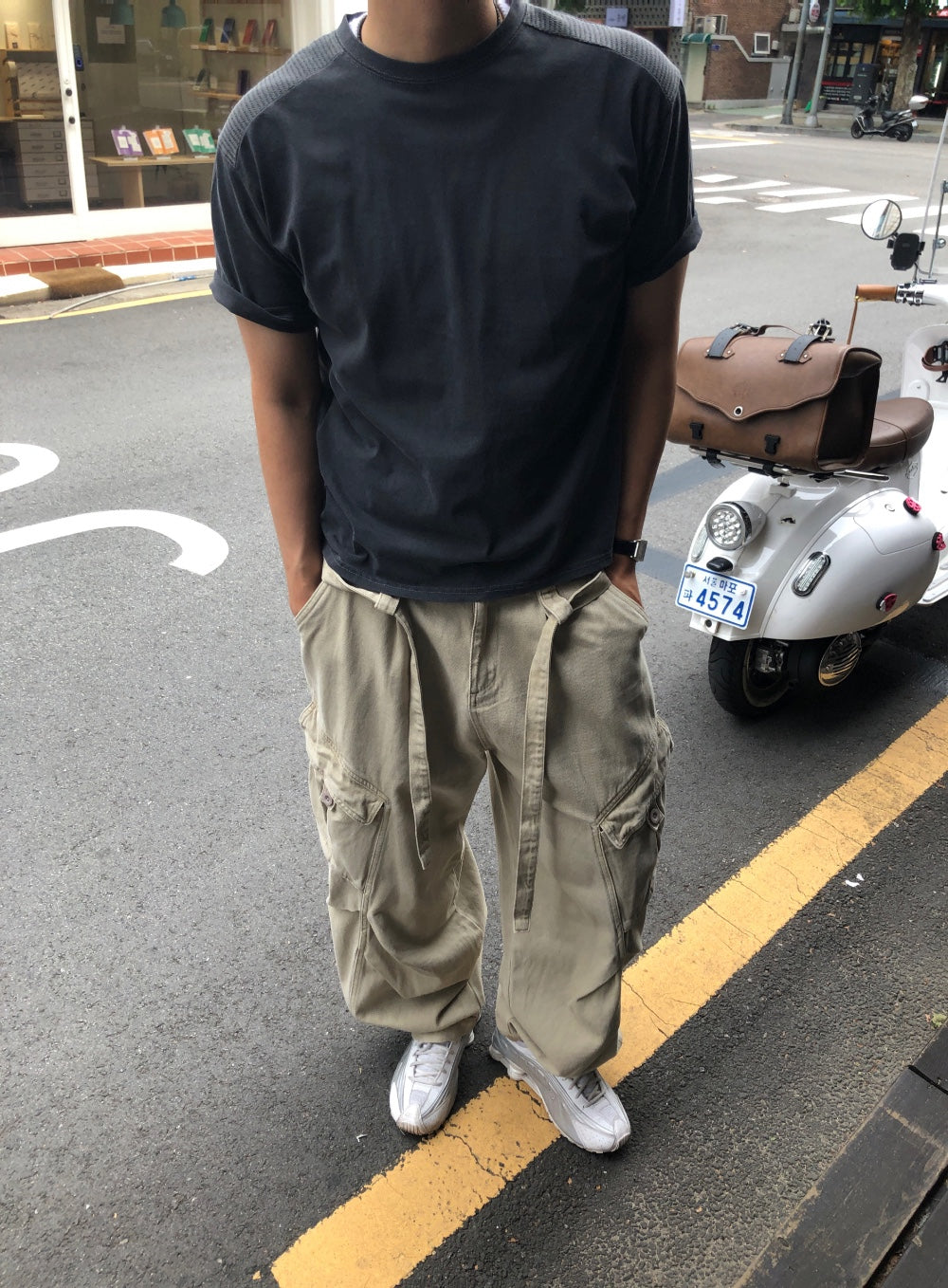 Minimal Shoulder Detail T-Shirt