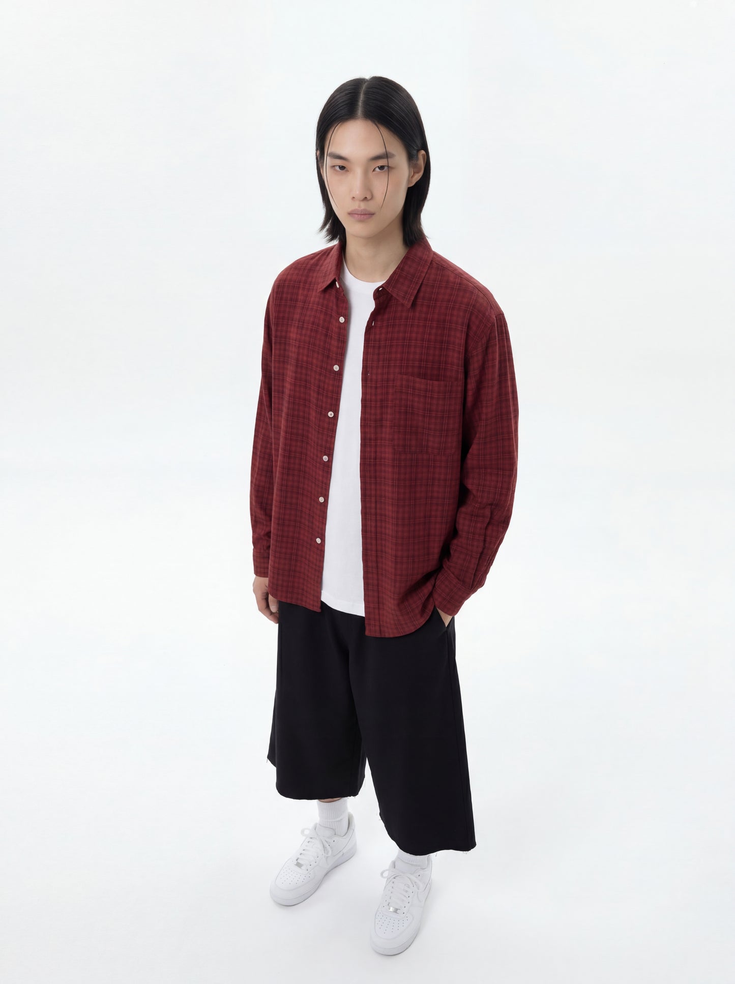 Muted Linen Check Shirt