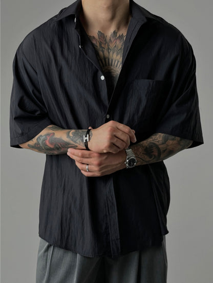 Airy Minimal Half Shirt