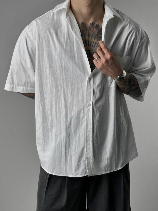 Airy Minimal Half Shirt