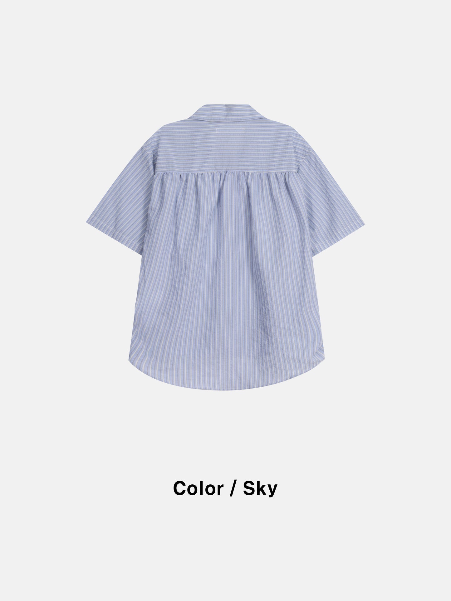 Pigment-Washed Nylon Shirt Jacket