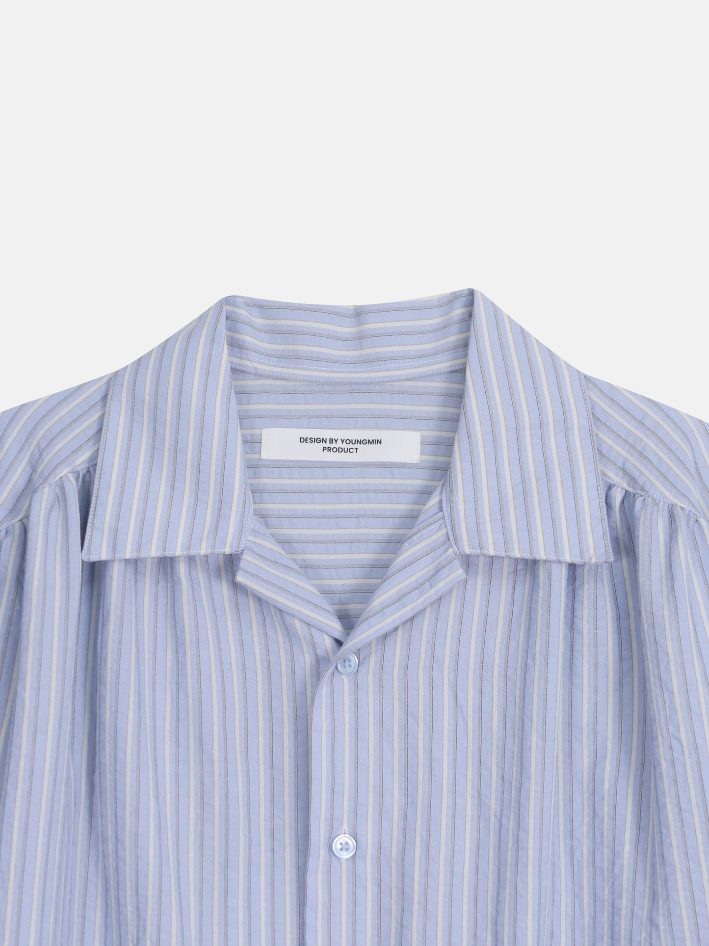 Pigment-Washed Nylon Shirt Jacket