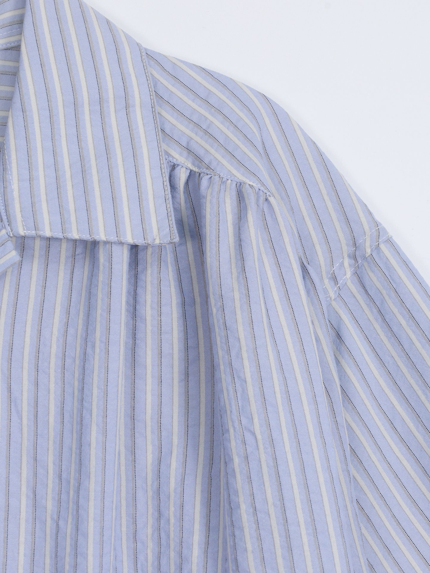 Pigment-Washed Nylon Shirt Jacket