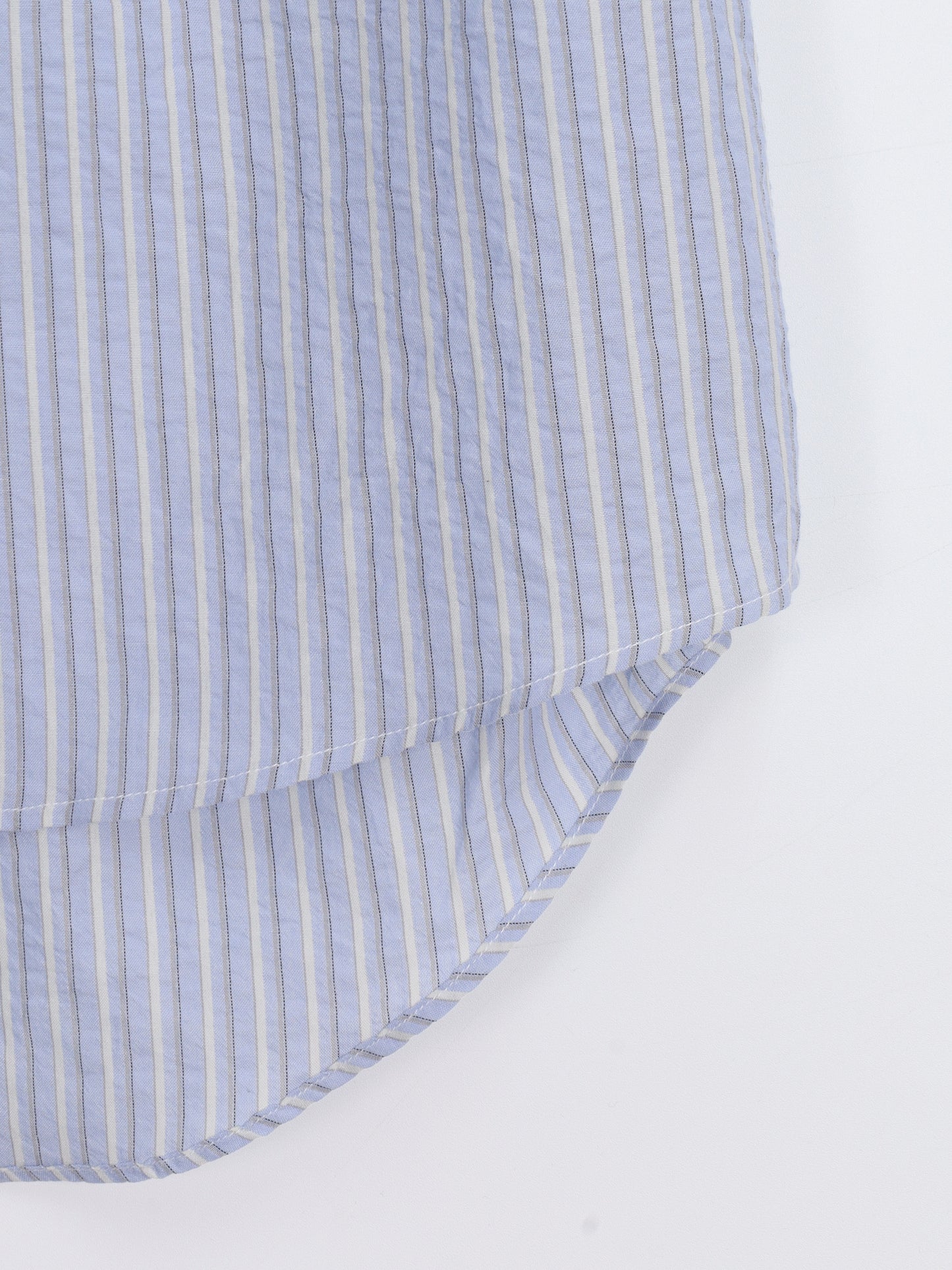 Pigment-Washed Nylon Shirt Jacket