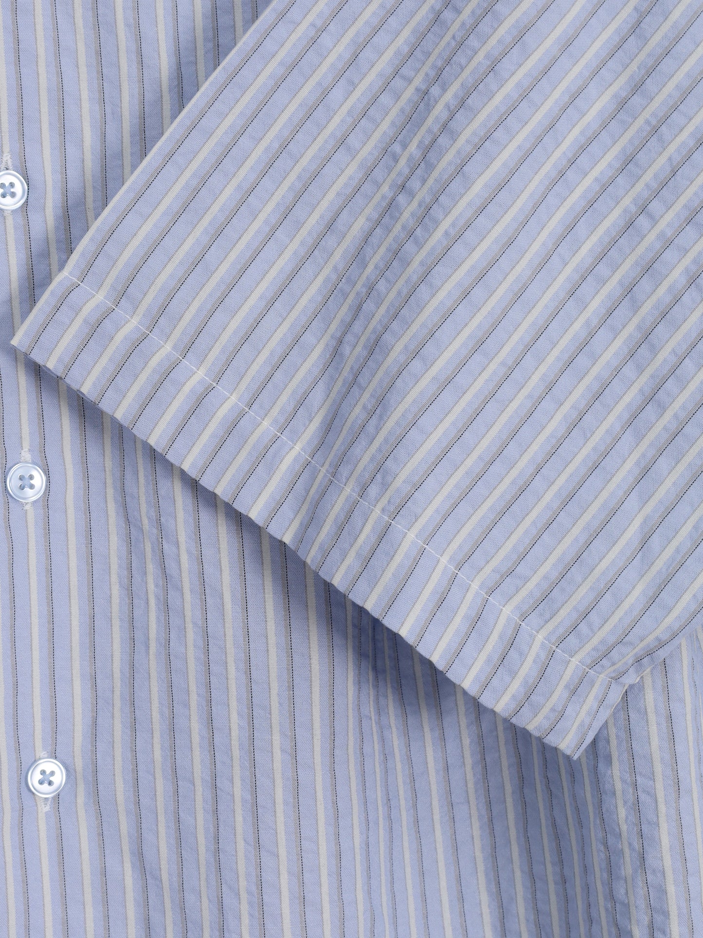 Pigment-Washed Nylon Shirt Jacket