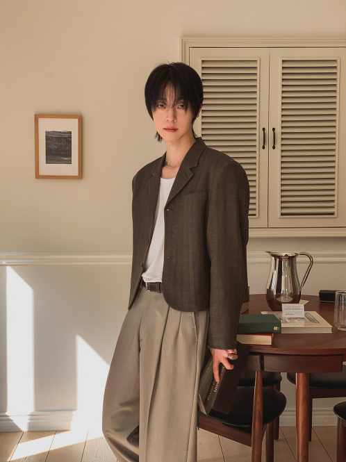 Lawrence Linen Collar Jacket