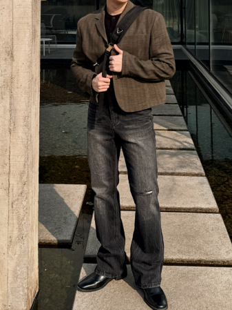 Lawrence Linen Collar Jacket