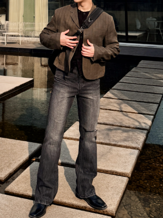 Lawrence Linen Collar Jacket