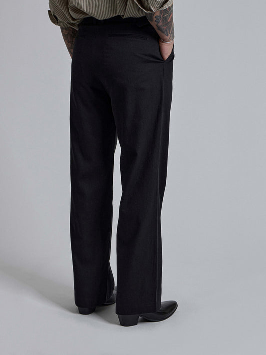 Puckered Wide Pants