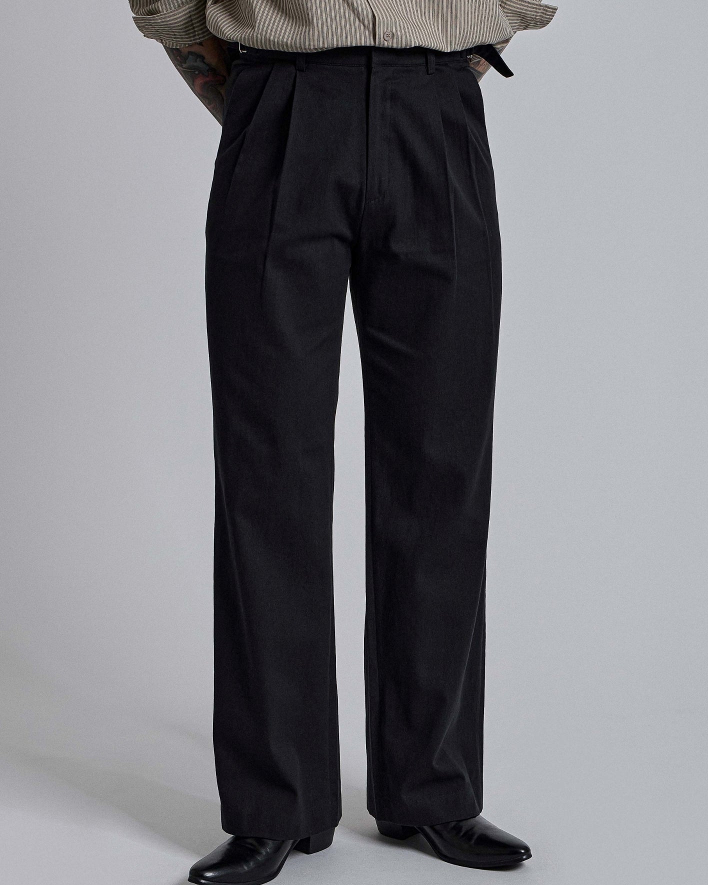 Puckered Wide Pants