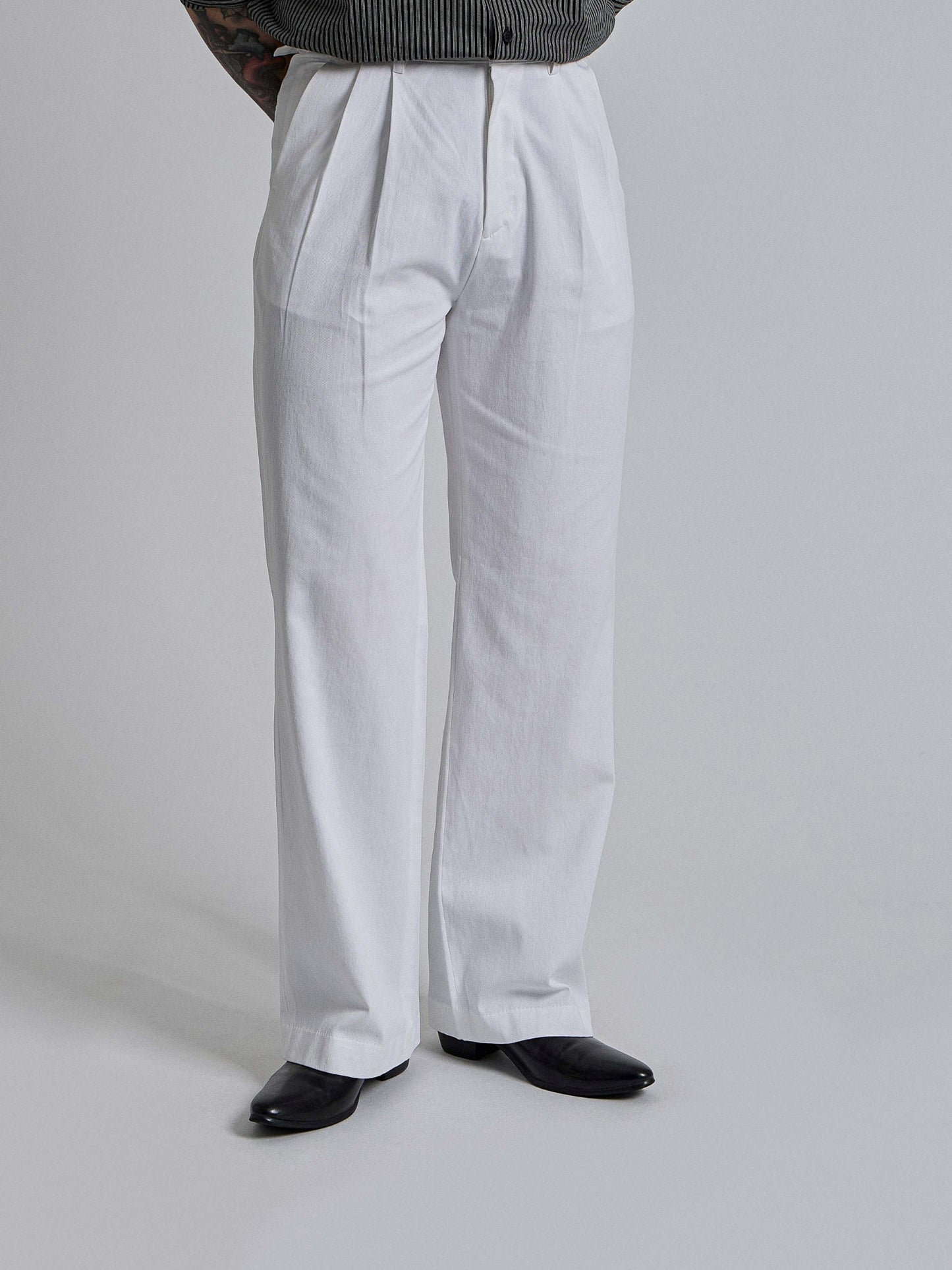 Puckered Wide Pants