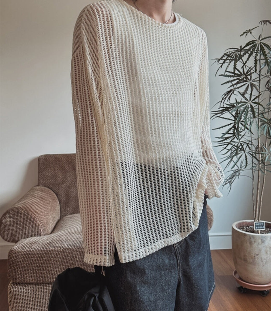 Pigment-Washed Nylon Shirt Jacket