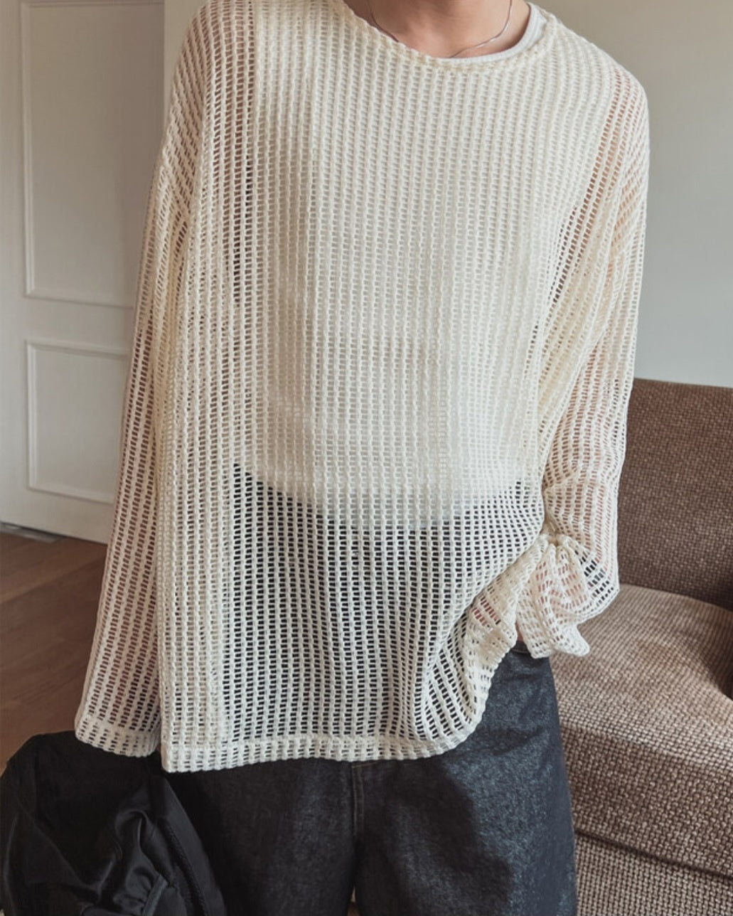 Pigment-Washed Nylon Shirt Jacket