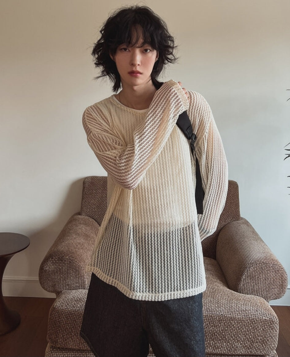 Pigment-Washed Nylon Shirt Jacket