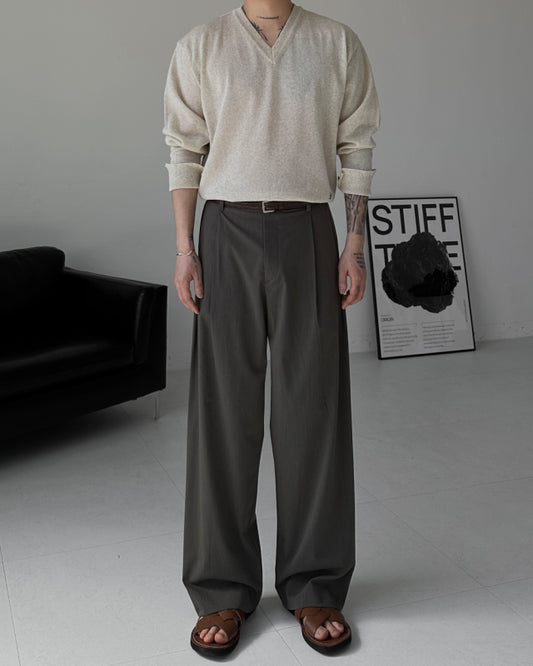 Pigment-Washed Nylon Shirt Jacket