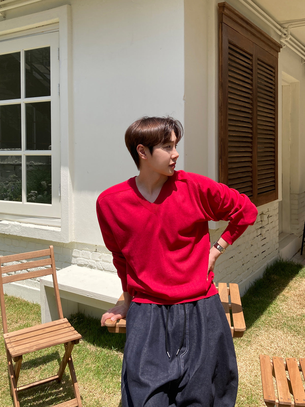 Pigment-Washed Nylon Shirt Jacket