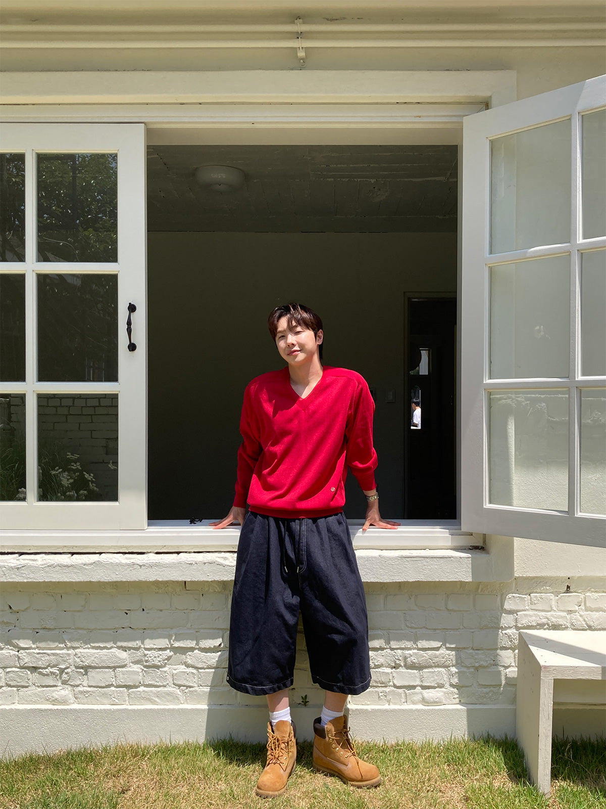 Pigment-Washed Nylon Shirt Jacket