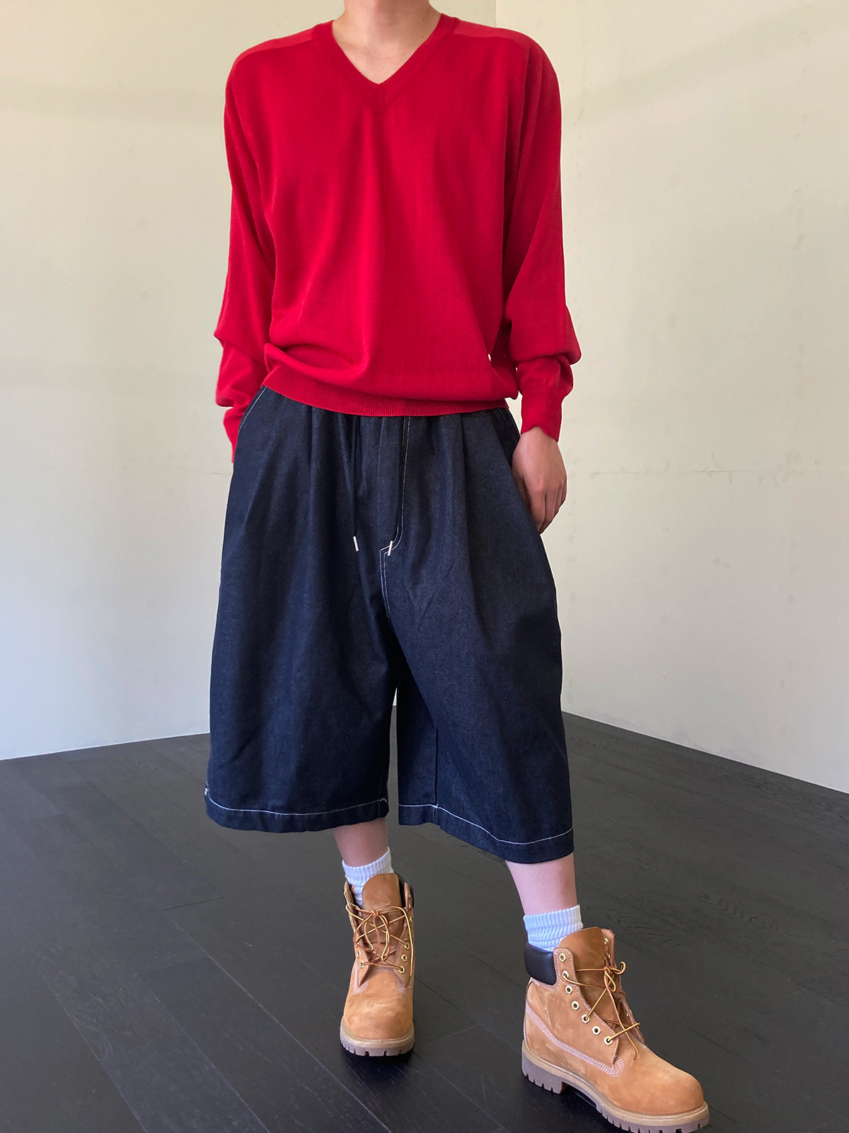 Pigment-Washed Nylon Shirt Jacket