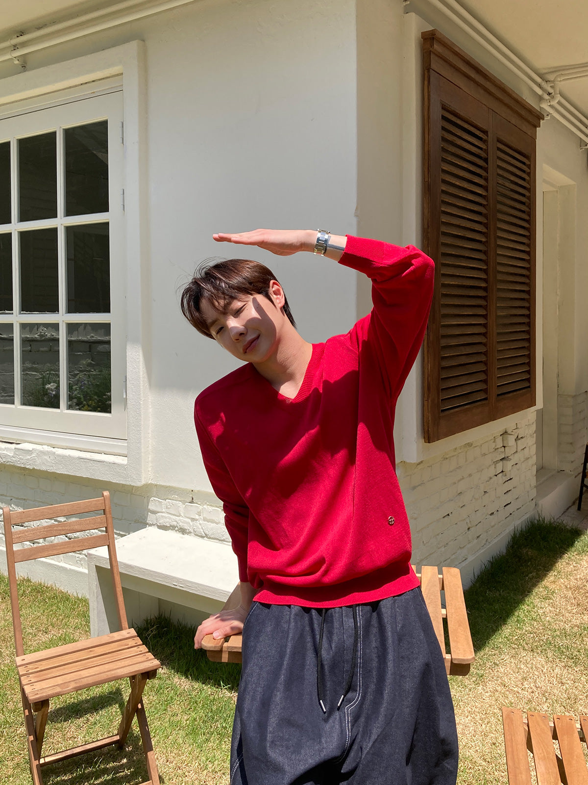 Pigment-Washed Nylon Shirt Jacket