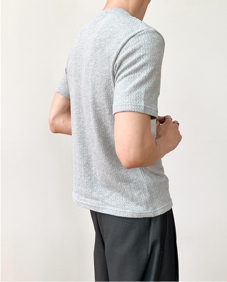 Soft Texture Basic T-Shirt