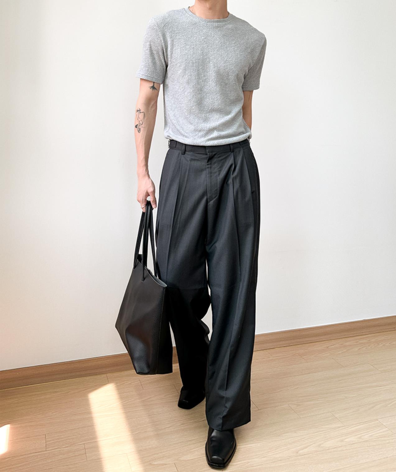Soft Texture Basic T-Shirt