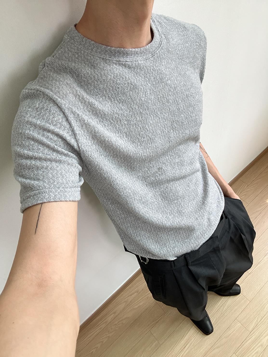 Soft Texture Basic T-Shirt