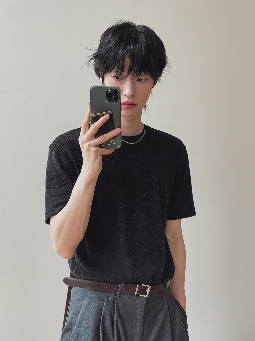 Soft Texture Basic T-Shirt