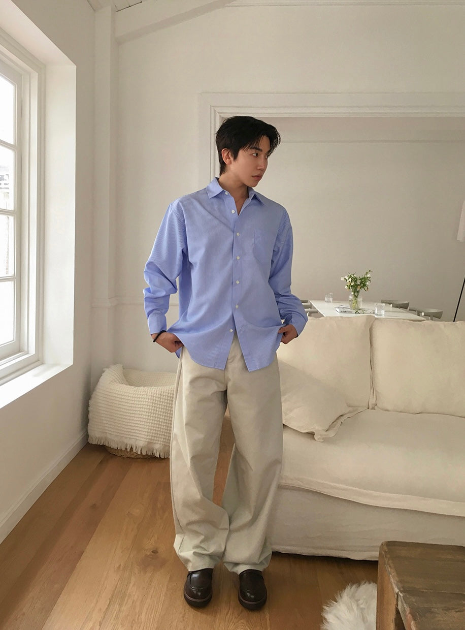 Skyline Stripe Relax Shirt