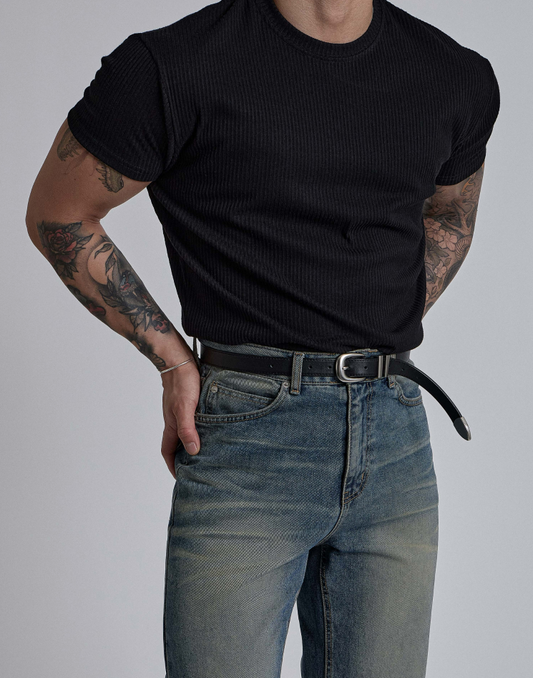 Essential Rib Slim Tee