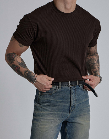 Essential Rib Slim Tee