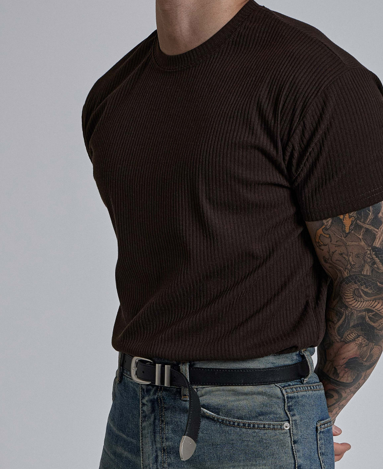 Essential Rib Slim Tee